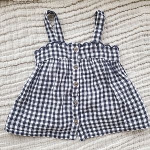 18-24m cotton gingham top